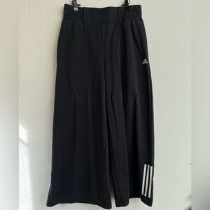 Adidas Wide Leg Pleated Trouser Sweatpants - Large